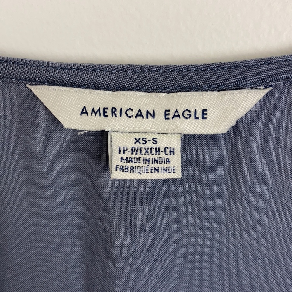 American Eagle Blue Long Kimono - Picture 8 of 16